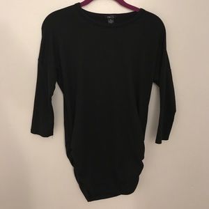 All black, mid rise sleeve